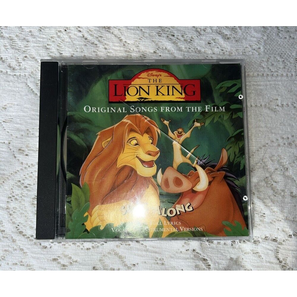 Disney THE LION KING Sing-Along‎ Children's Film Soundtrack CD Circle Of Life
